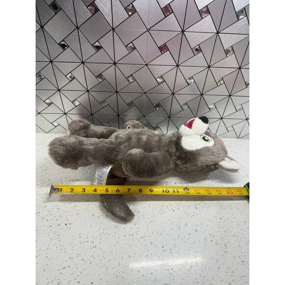 Build A Bear [BAB] Great Wolf Lodge 17in Wiley the Wolf Plush in Military Attire - Picture 11 of 12